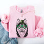 Husky, Adorable Dog, St Patrick's Day, Lucky, Irish Sweatshirt