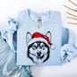 Husky, Santa, Dog, Christmas, Dog Lover, Pet Sweatshirt
