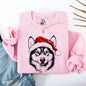 Husky, Santa, Dog, Christmas, Dog Lover, Pet Sweatshirt