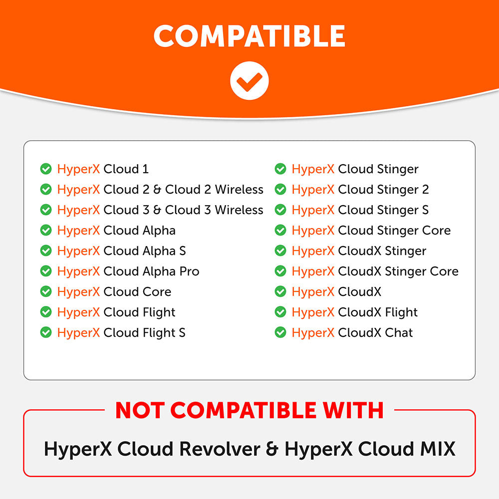 HyperX Cloud FPS Gaming Earpads - WC StealthZ Cloud