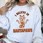I Believe In Santa, Dog Lover Christmas Sweatshirt