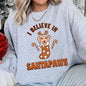 I Believe In Santa, Dog Lover Christmas Sweatshirt