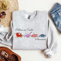I Believe In Santa and Dinosaurs, Sleigh, Reindeer, Funny, Christmas, Winter, Xmas Sweatshirt
