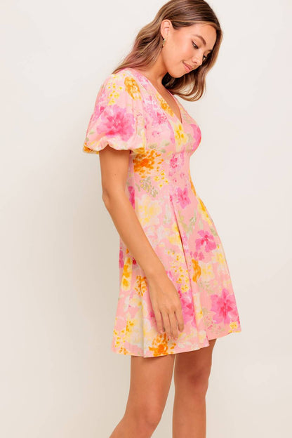 MARGARITA MOOD WOVEN MINI DRESS
