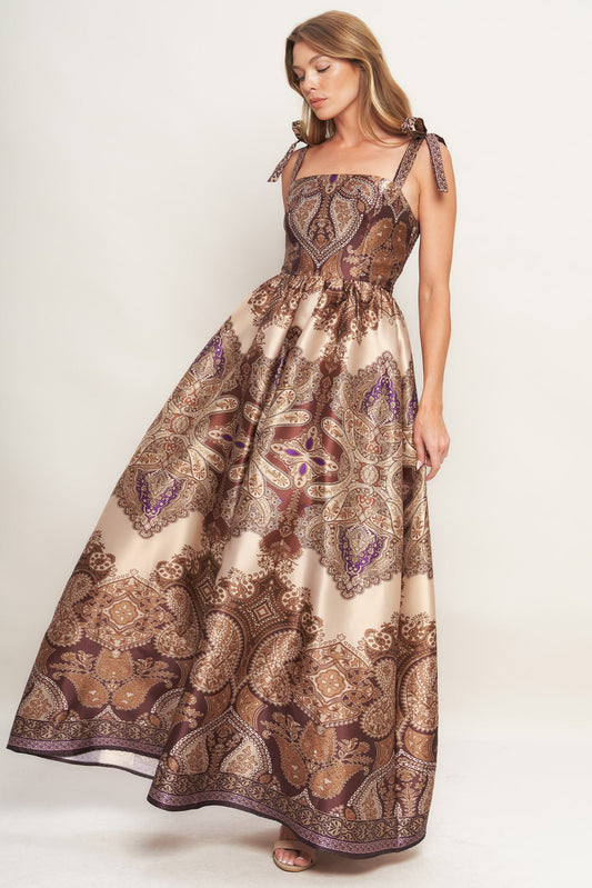 MYSTIC SERENADE WOVEN MAXI DRESS