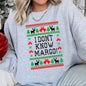I Don't Know Margo, Ugly Christmas Sweatshirt