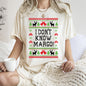 I Don't Know Margo, Ugly Christmas tshirt, Vacation, Griswold, Comfort Colors, Tshirt