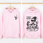 I Fully Intend To Haunt People When I Die, I Have A List, Skeleton, Funny, Sassy, Halloween, Graphic Hoodie, Hooded Sweatshirt