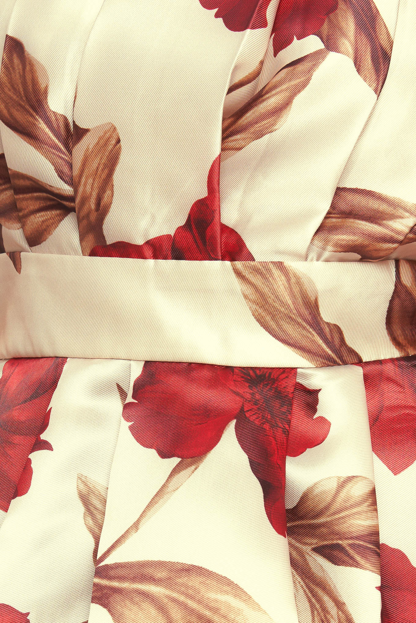 HOLIDAY BLOSSOM WOVEN MIDI SKIRT