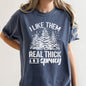 I Like Them Real Thick, Christmas, Retro, Funny, Baby Got Back, Mix, Pine Tree, Comfort Colors, Tshirt