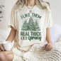 I Like Them Real Thick, Christmas, Retro, Funny, Baby Got Back, Mix, Pine Tree, Comfort Colors, Tshirt