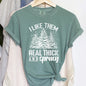 I Like Them Real Thick, Christmas, Retro, Funny, Baby Got Back, Mix, Pine Tree, Comfort Colors, Tshirt