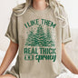 I Like Them Real Thick, Christmas, Retro, Funny, Baby Got Back, Mix, Pine Tree, Comfort Colors, Tshirt
