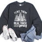 I Like Them Real Thick Christmas Sweatshirt