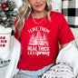 I Like Them Real Thick, Christmas, Retro, Funny, Baby Got Back, Mix, Pine Tree Super Soft Tees