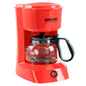 Better Chef 4 Cup Compact Coffee Maker in Red with Removable Filter