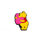 Bear and Friends Straw Topper - Yellow