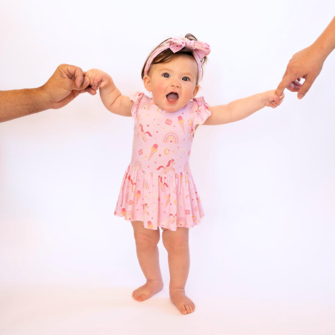 Ruffle Dress Short Sleeve