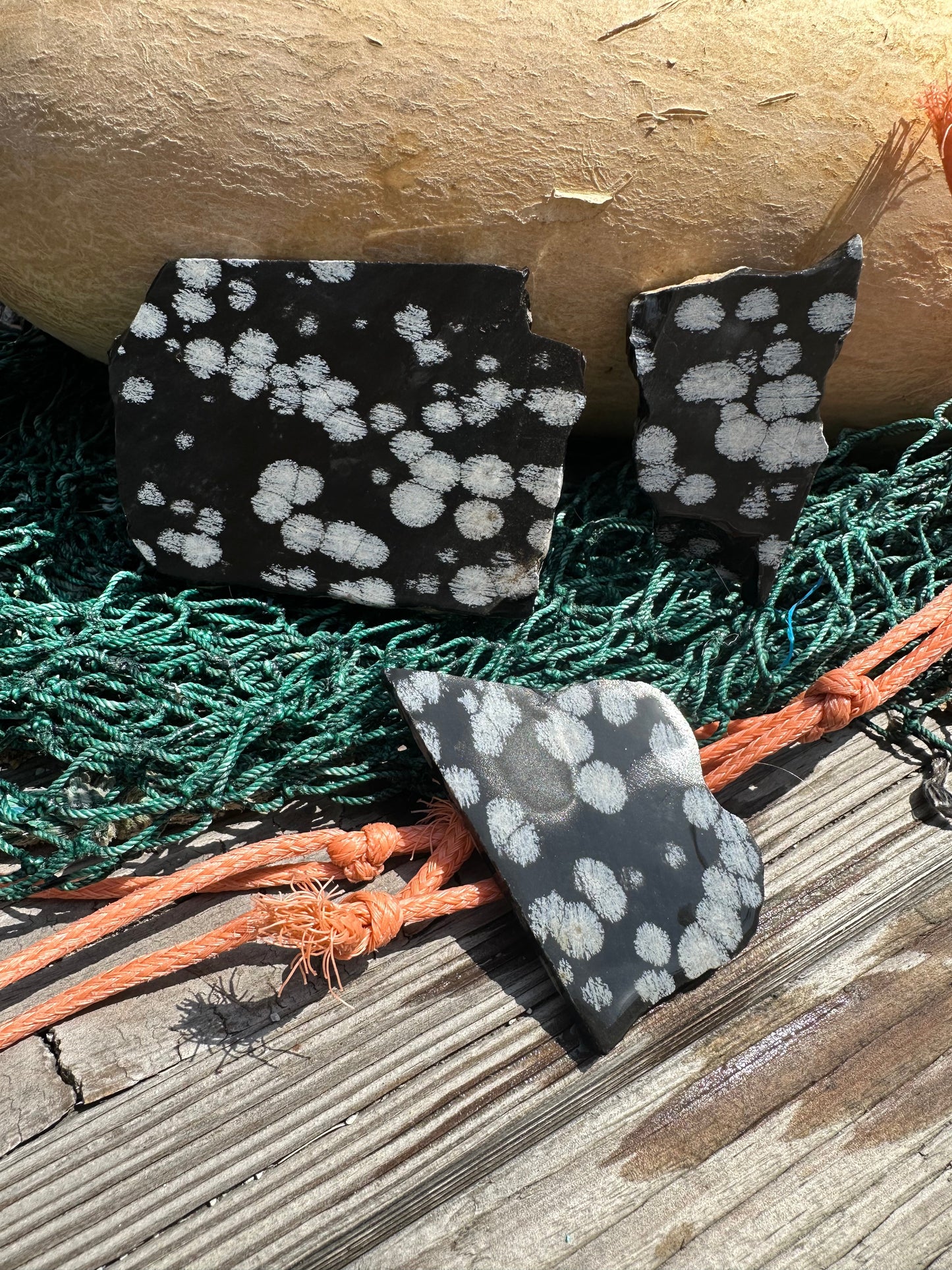 Snowflake Obsidian Slab