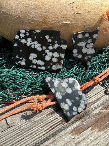 Snowflake Obsidian Slab