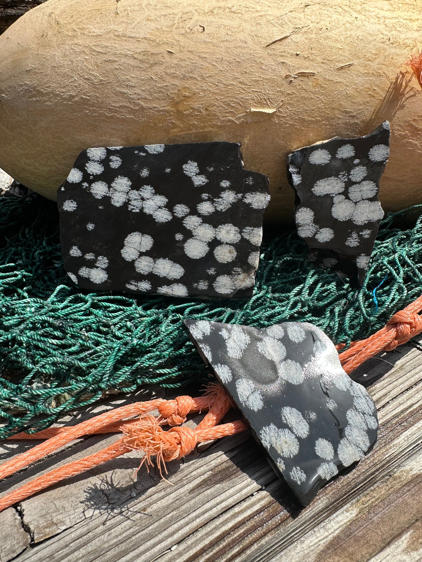 Snowflake Obsidian Slab