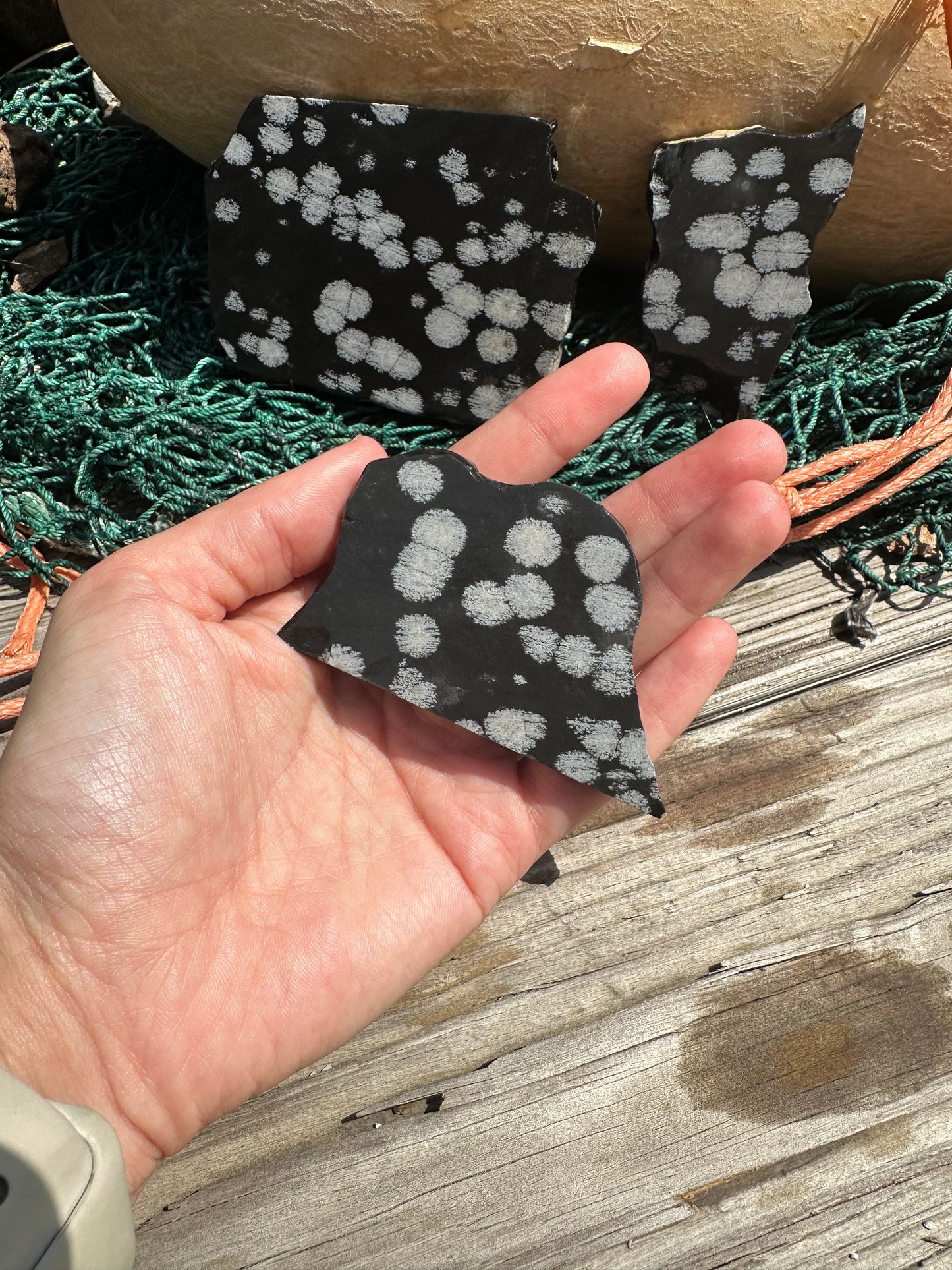 Snowflake Obsidian Slab