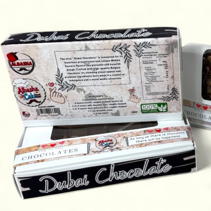 Dubai Chocolate - Exquisite Kunafeh Pistachio Chocolate - Rich Creamy Indulgence with Exotic Flavor
