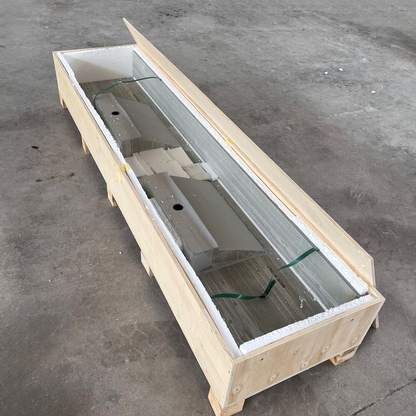 HANDCRAFTED INFINITY TRAVERTINO GREY HIGH ENGINEERED STONE SINK (ES-104)
