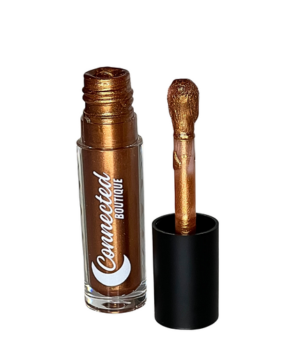 BK - Bronze Metallic Longwear Liquid Lipstick – Transfer‑Proof Matte