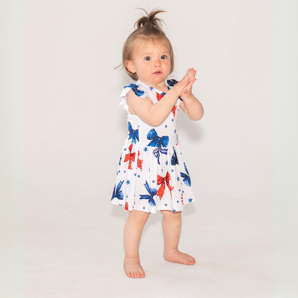 Ruffle Dress Short Sleeve