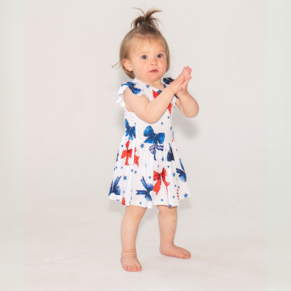 Ruffle Dress Short Sleeve