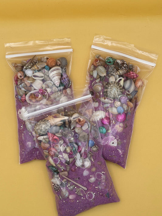 Sand & Shell Mixture – 5 oz DIY Craft Bag with Seashells & Coastal Treasures
