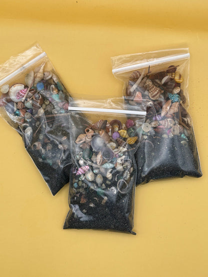 Sand & Shell Mixture – 5 oz DIY Craft Bag with Seashells & Coastal Treasures