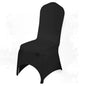 Black Dining Chair Cover - Wedding Banquet Arched Slipcover