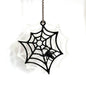 Glow in the Dark Spider Webs Charm - Tumbler Handle Charm