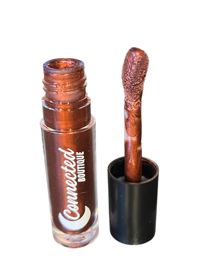 Brownie -  Chocolate brown Metallic Lip Gloss