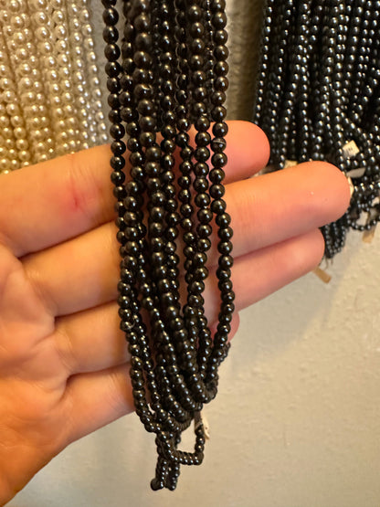 Vintage String of 5-6mm Pearls – 58 Inches for Crafting, Jewelry Making, or Garland