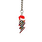 CHRISTMAS CHECKER BOLT Charm - Tumbler Handle Charm