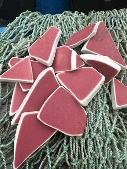 Hand Tumbled Pottery Pieces- Mosaic Crafts