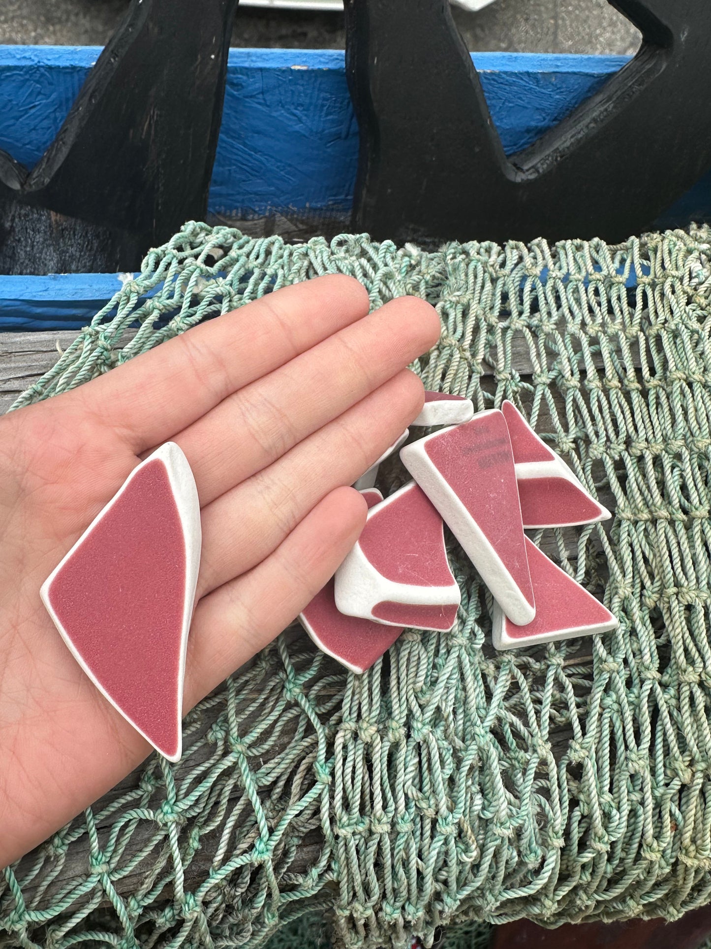 Hand Tumbled Pottery Pieces- Mosaic Crafts