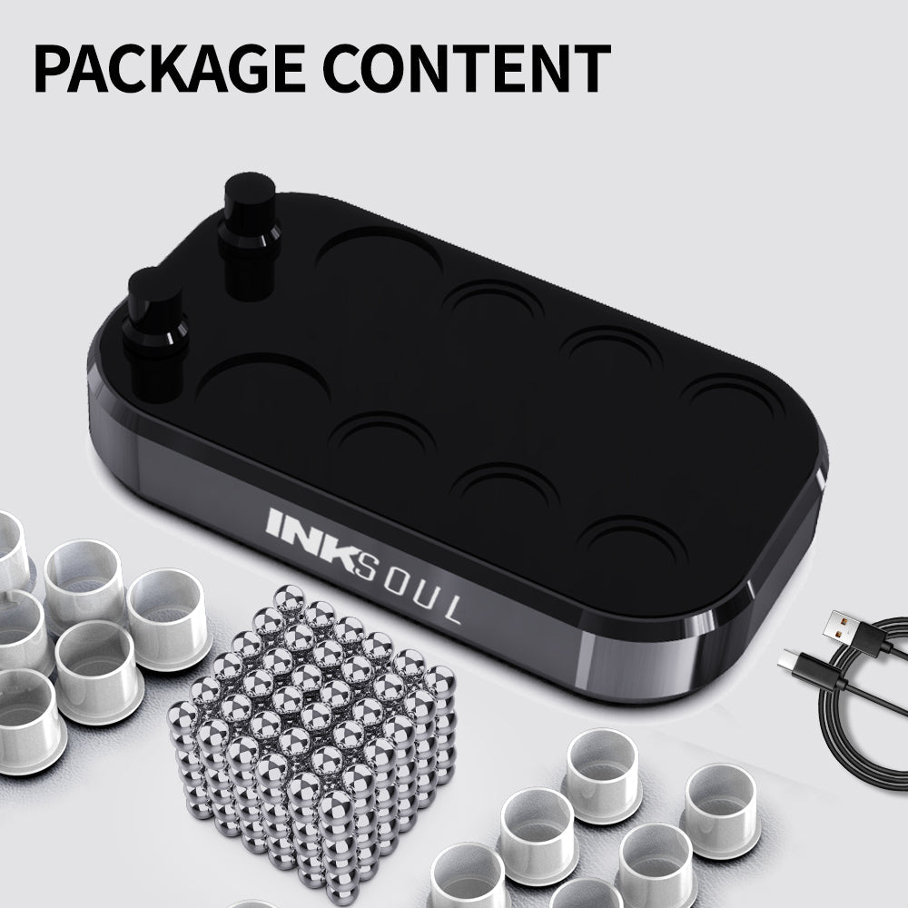 INKSOUL® TATTOO INK CUP MIXER 8 sites Aluminum alloy frame