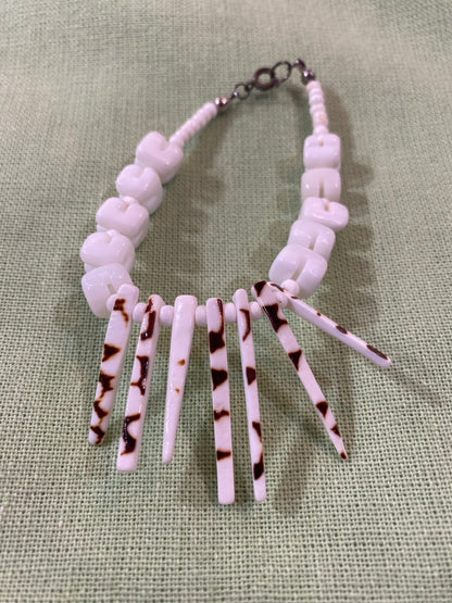 Vintage Carved Shell Bracelet