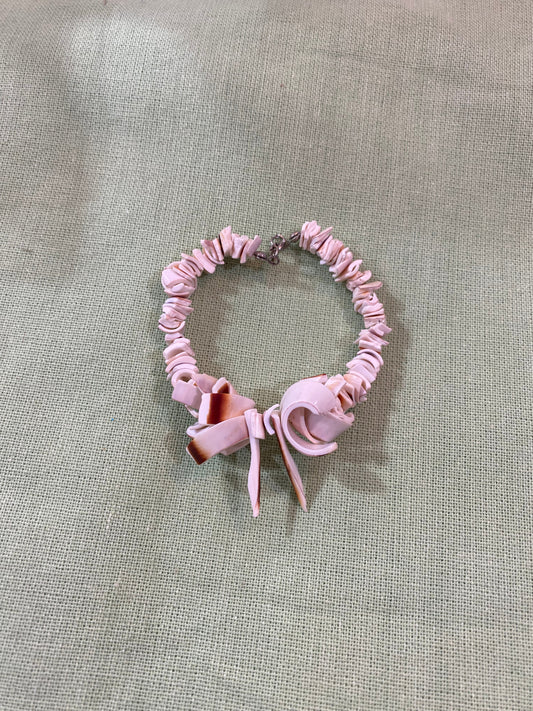 Vintage Carved Shell Bracelet