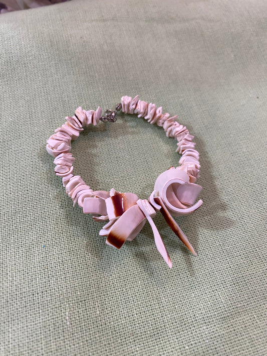 Vintage Carved Shell Bracelet