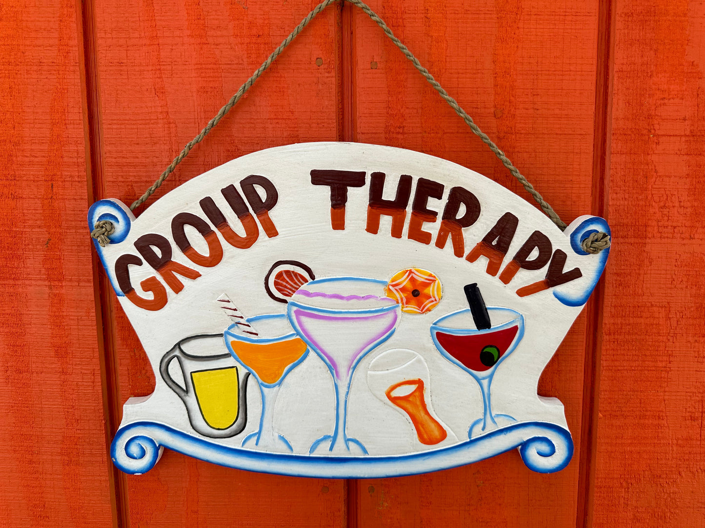 Group Therapy Cocktail Sign
