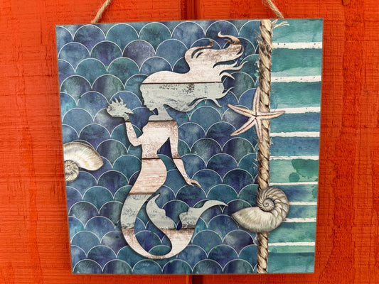 Small Mermaid Scale Signs- 2 Styles