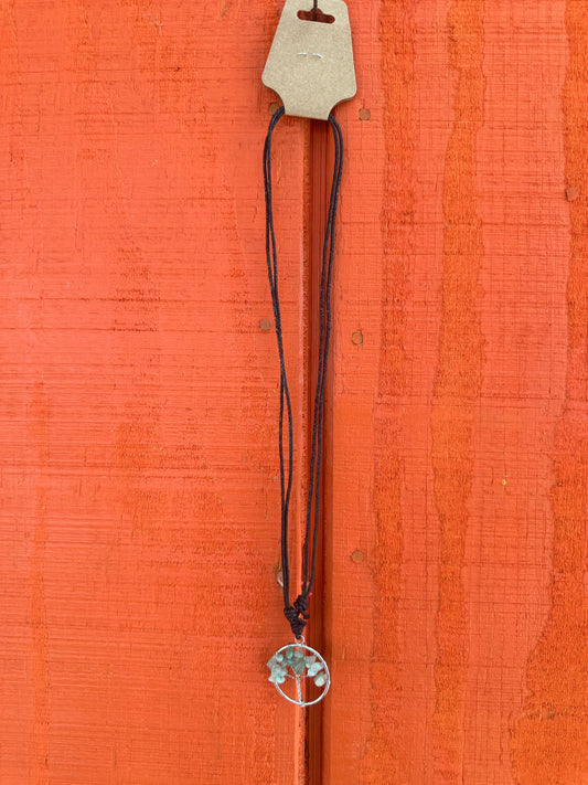 Tree of Life Gemstone Necklace