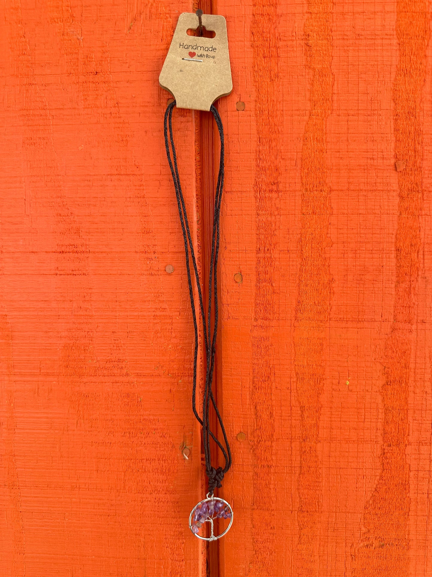 Tree of Life Gemstone Necklace