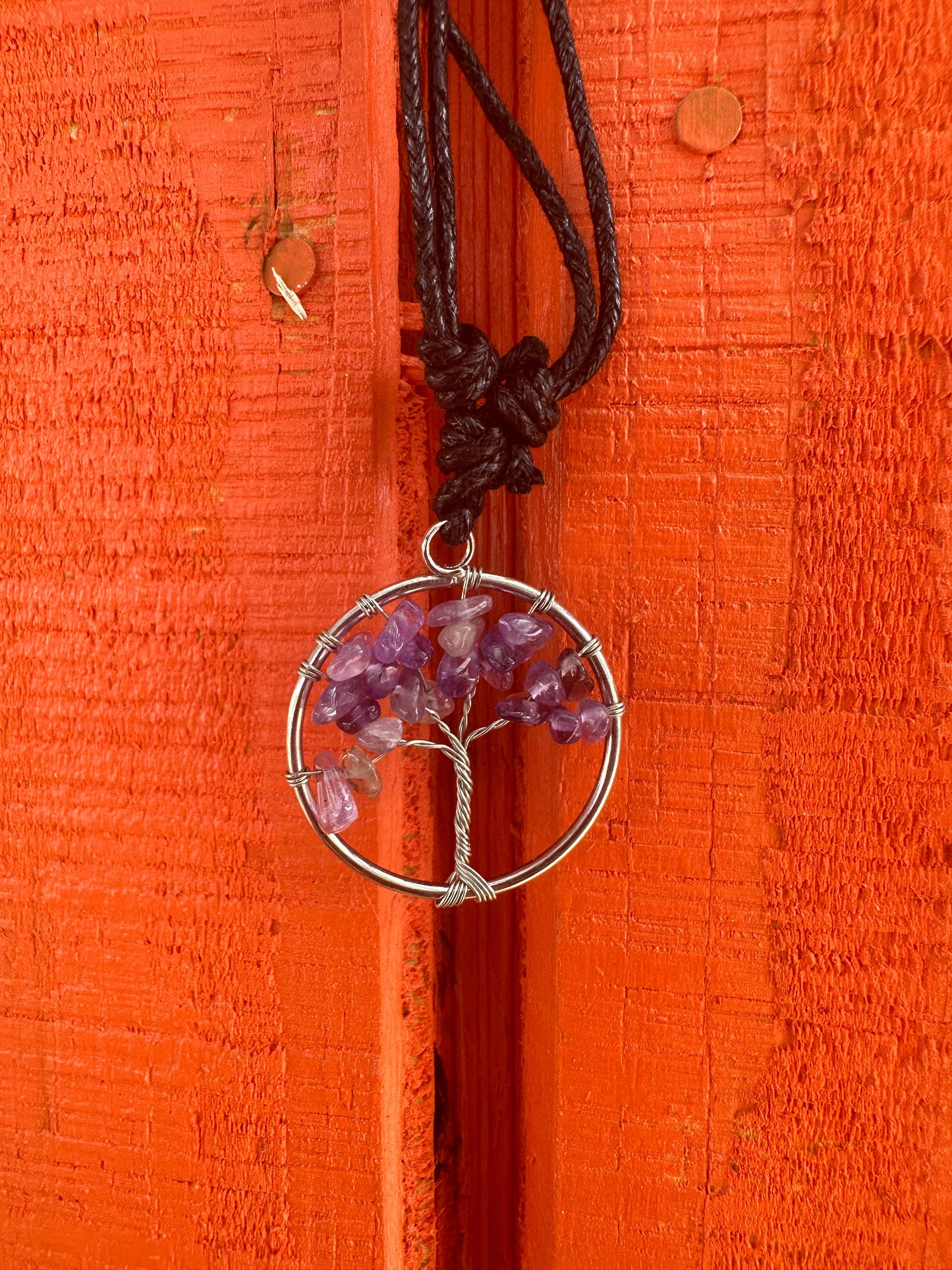 Tree of Life Gemstone Necklace