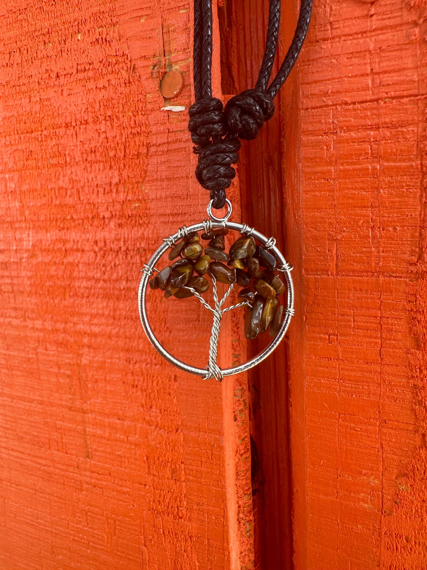 Tree of Life Gemstone Necklace